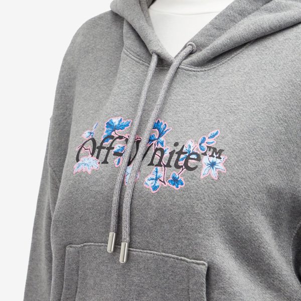 Off-White Flower Bookish Over Hoodie