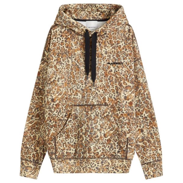 Isabel Marant Leopard Print Hoodie