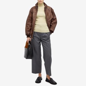 Auralee Heavy Lamb Leather Zip Blouson