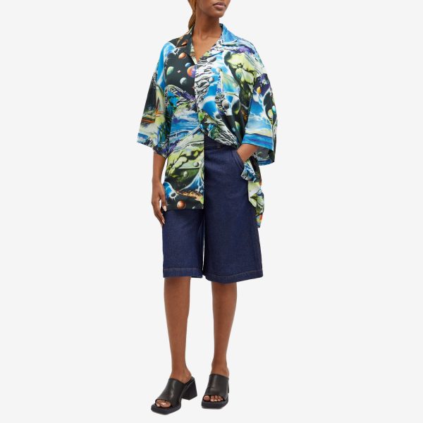 Martine Rose Boxy Short Sleeve Hawaiian Shirt