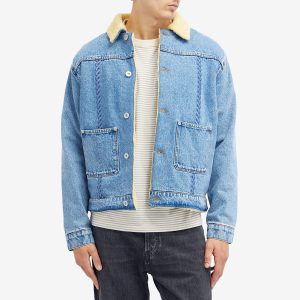 Drôle de Monsieur Lined Denim Trucker Jacket