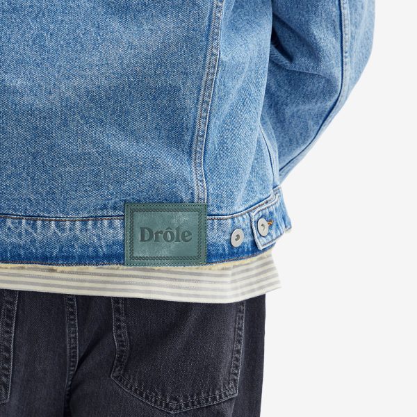 Drôle de Monsieur Lined Denim Trucker Jacket