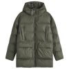 Rains Alta Long Puffer Cargo Jacket