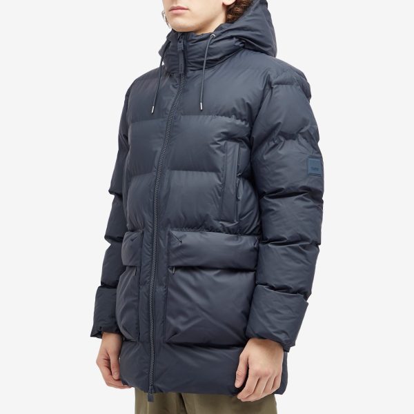 Rains Alta Long Puffer Cargo Jacket