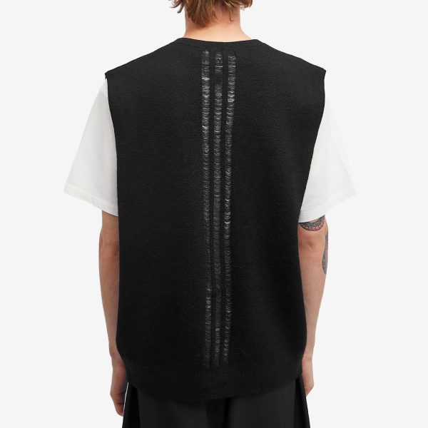 Y-3 3-Stripe Knit Vest