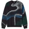 Paul Smith Wave Print Crew Knit