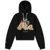 END. x Palm Angels Bear Rose Fitted Hoodie