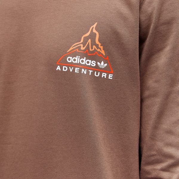 Adidas Long Sleeve Adventure Volcano T-Shirt