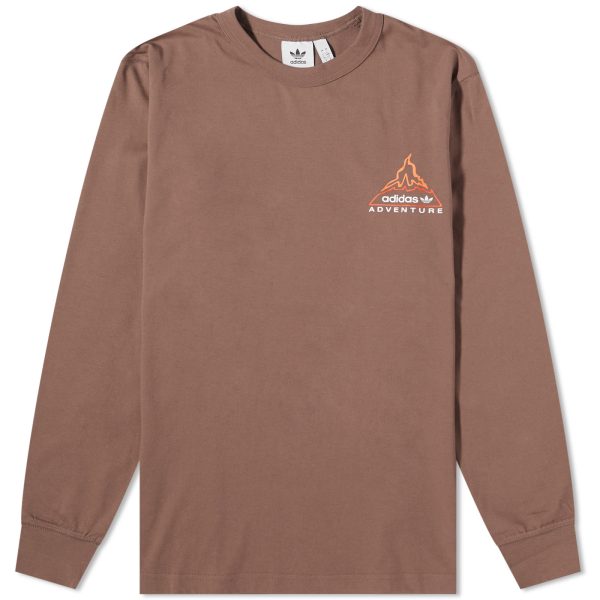 Adidas Long Sleeve Adventure Volcano T-Shirt