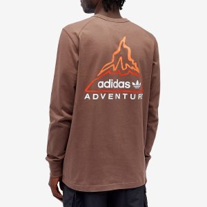 Adidas Long Sleeve Adventure Volcano T-Shirt