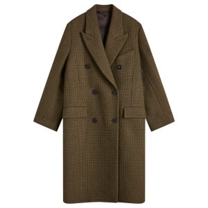 Acne Studios Double Breasted Long Overcoat