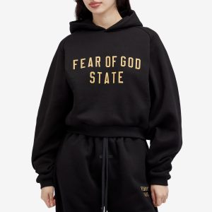 Fear of God ESSENTIALS Fleece Cropped Hoodie