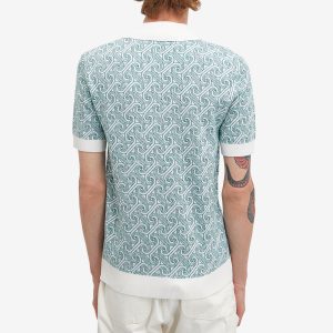 Casablanca Jacquard Monogram Polo