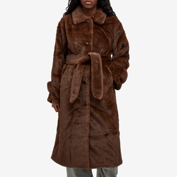 Meotine Kelly Long Faux Fur Coat