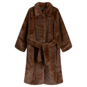 Meotine Kelly Long Faux Fur Coat