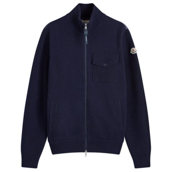 Moncler Wool Zip Through Caridgan