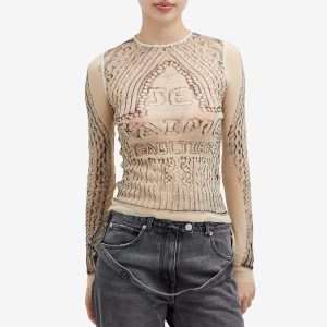 Jean Paul Gauliter Long Sleeve Mesh Top