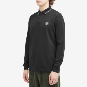 Stone Island Long Sleeve Patch Polo