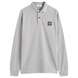 Stone Island Long Sleeve Patch Polo