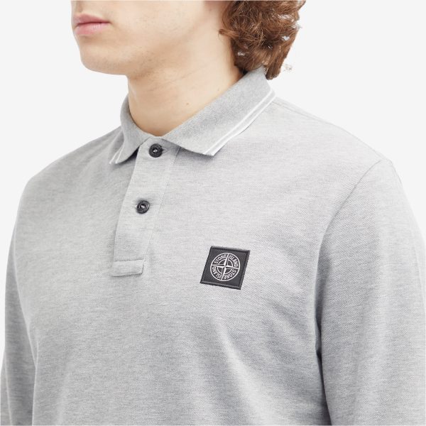 Stone Island Long Sleeve Patch Polo