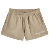 Sporty & Rich Vendome Script Embroidered Disco Short