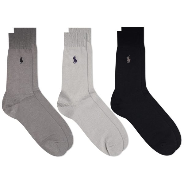 Polo Ralph Lauren Pony Cotton Socks - 3 Pack