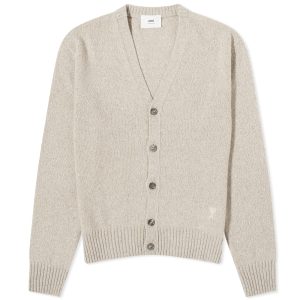 AMI Paris Tonal Heart Cashmere Cardigan