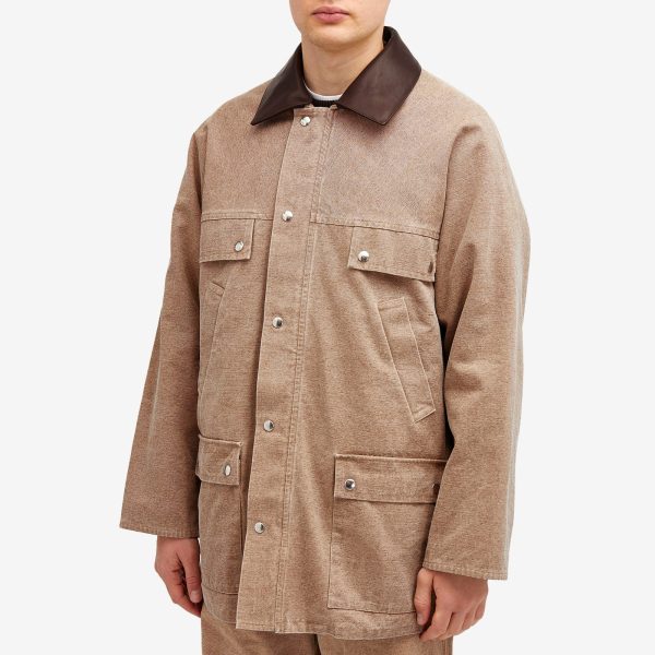 Auralee Washed Canvas Jacket