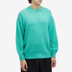 Auralee Brushed Wool Cashmere Crew Knit