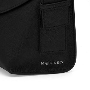 Alexander McQueen Sling Grainy Leather Cross Body Bag