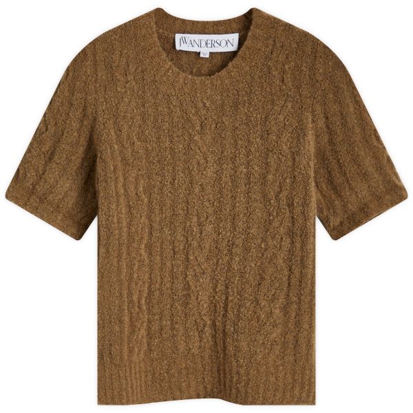 JW Anderson Cable Knit Short Sleeve Jumper