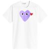 Comme des Garçons Play Red Heart Colour Heart T-Shirt