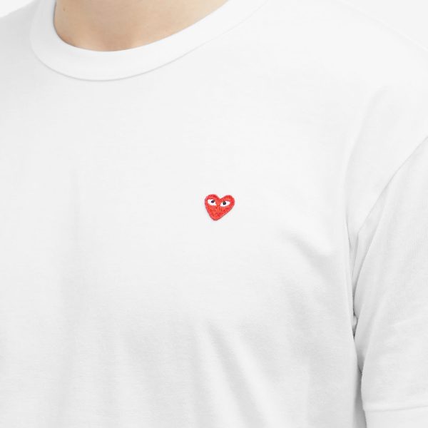 Comme des Garçons Play Small Red Heart T-Shirt