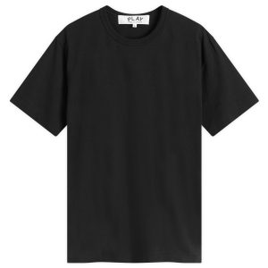 Comme des Garçons Play Red Heart Neck Logo T-Shirt