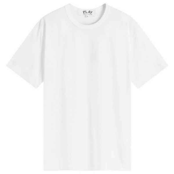 Comme des Garçons Play Red Heart Neck Logo T-Shirt