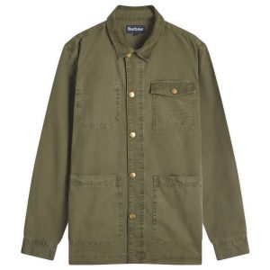 Barbour Grindle Relaxed Canvas Overshirt