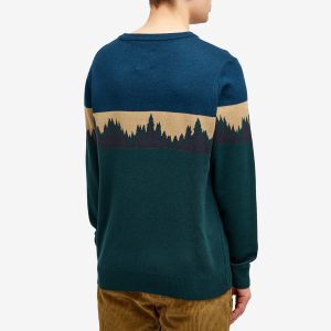 KAVU Highline Jacquard Crew Neck Jumper
