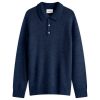 NN07 Lee Long Sleeve Merino Polo