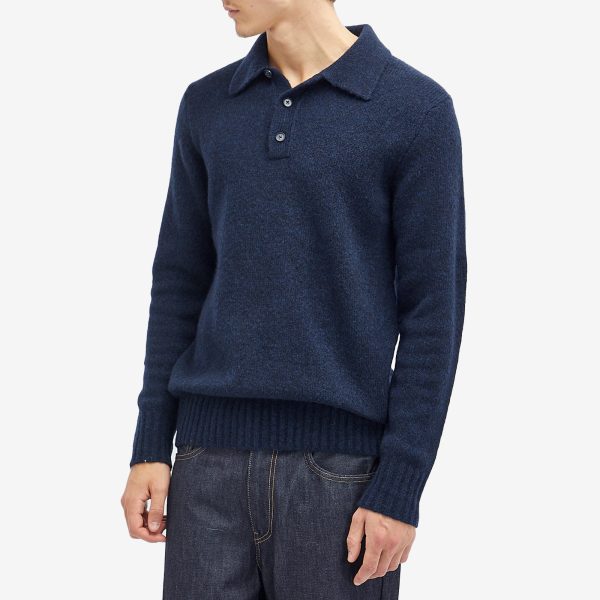 NN07 Lee Long Sleeve Merino Polo