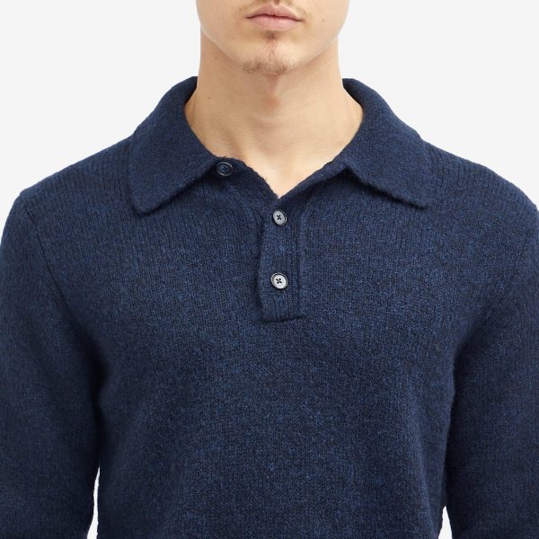 NN07 Lee Long Sleeve Merino Polo