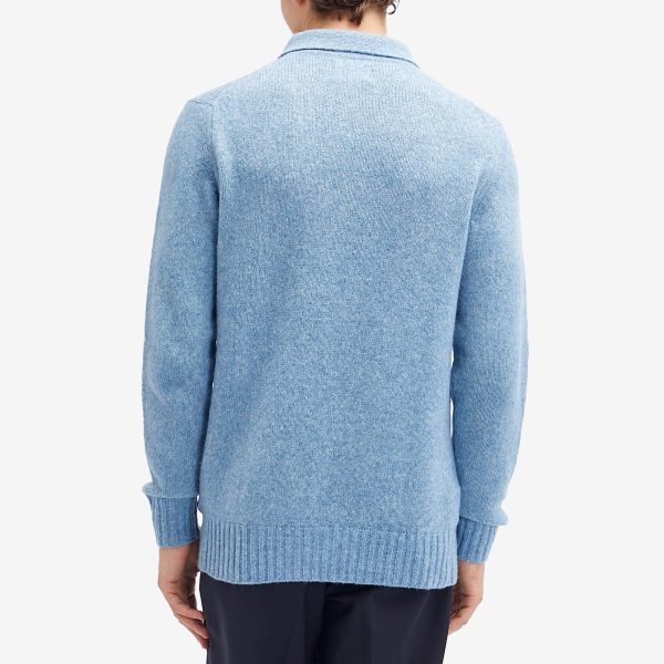 NN07 Lee Long Sleeve Merino Polo