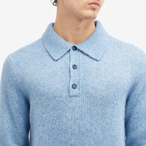 NN07 Lee Long Sleeve Merino Polo