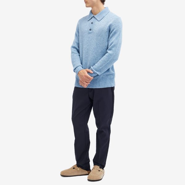 NN07 Lee Long Sleeve Merino Polo