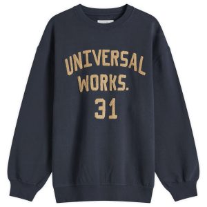 Universal Works Embroidered Crew Sweatshirt