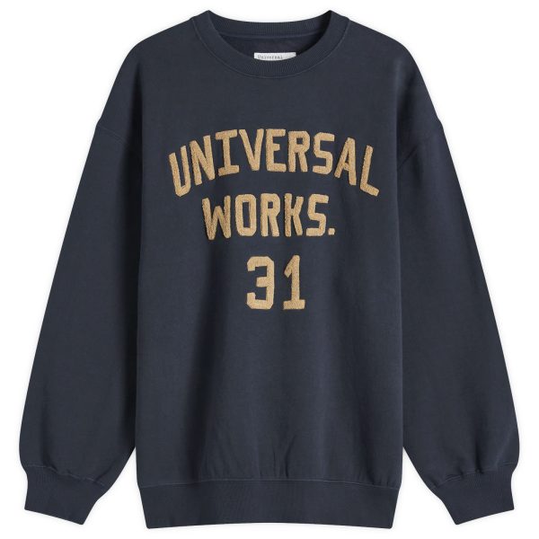 Universal Works Embroidered Crew Sweatshirt