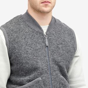 Universal Works Wool Fleece Zip Waistcoat