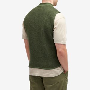 Universal Works Wool Fleece Zip Waistcoat