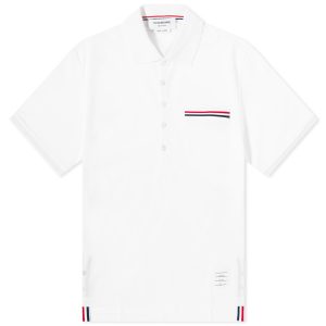 Thom Browne Mercerised Pique Pocket Polo