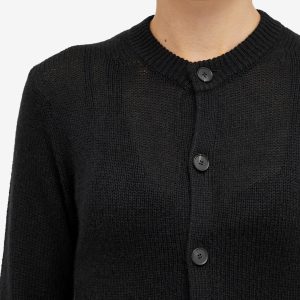 Auralee Wool Cashmere Silk Knit Cardigan