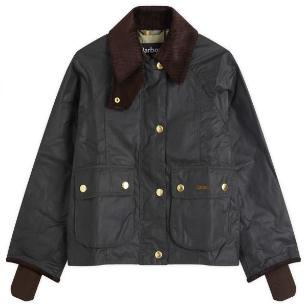 Barbour Cropped Beadnell Wax Jacket